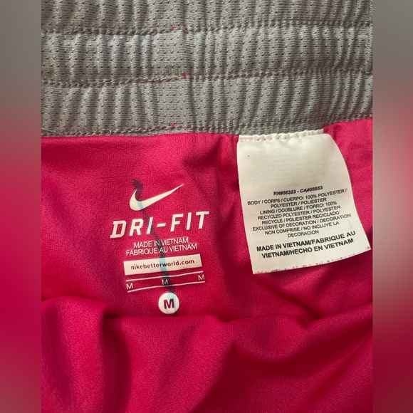 One pair of Adidas, running shorts, large, and one Nike short set, medium - Picture 3 of 9